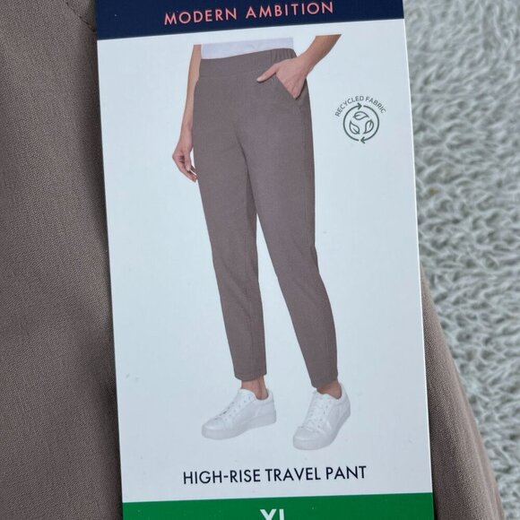 Modern Ambition High-Rise Travel Pant XL Recycled Nylon/Spandex NWT 4187 - Picture 3 of 11